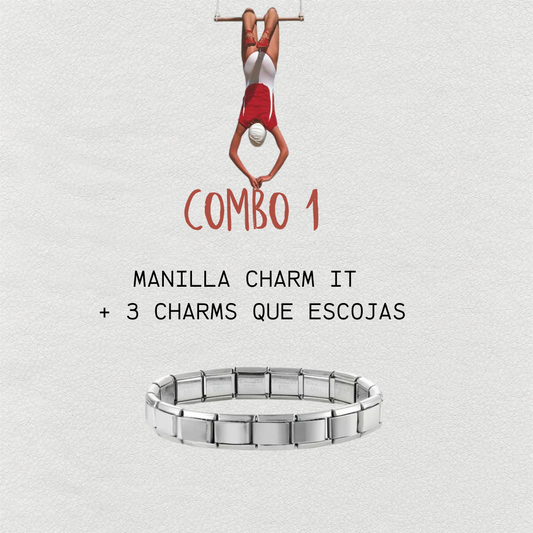 A. COMBO 1 (MANILLA + 3 CHARMS)